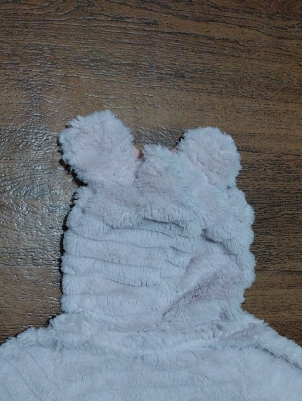 Disney Plush Hooded Baby Jacket in Light Pink with Bow - Picture 9 of 9